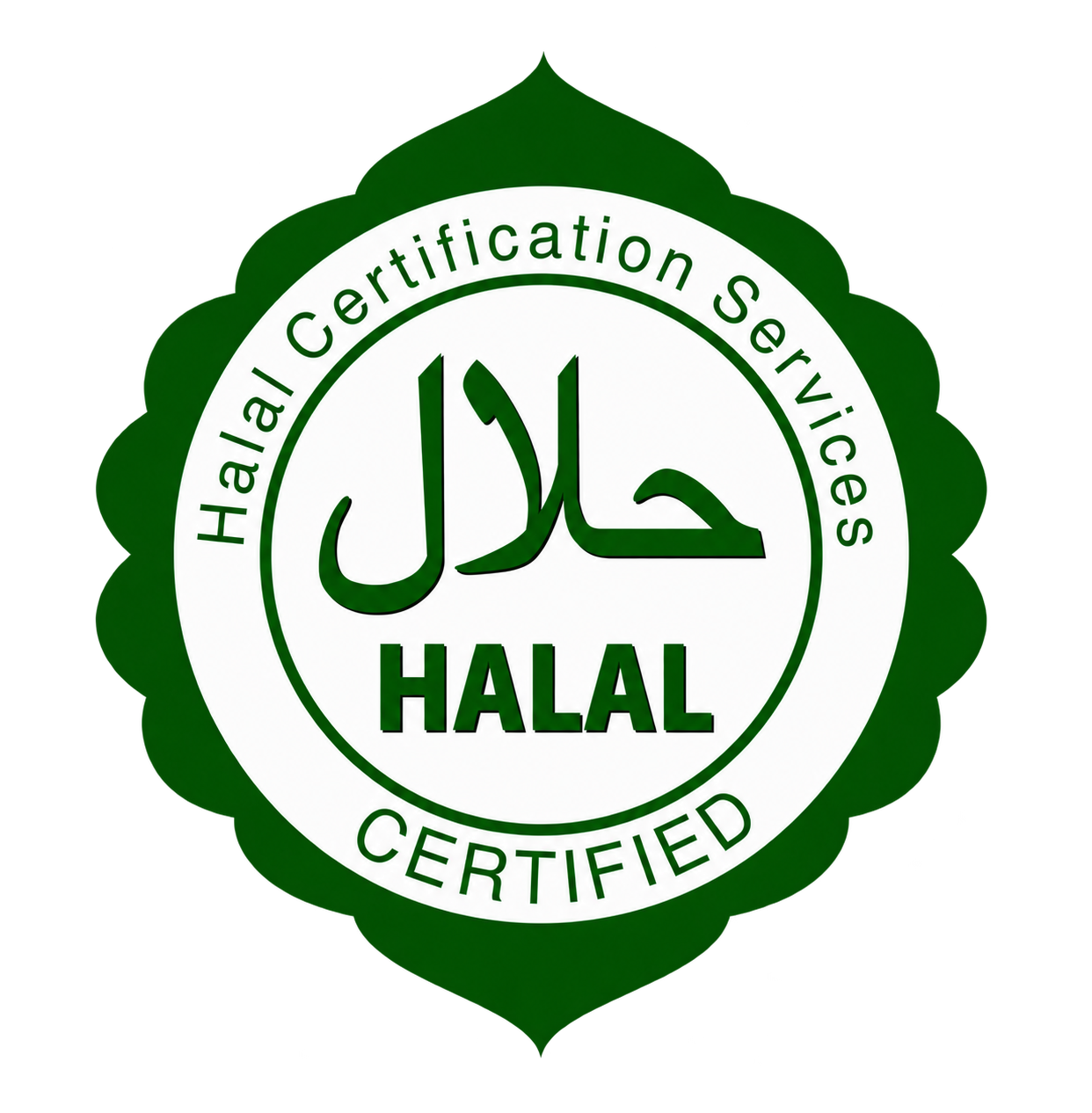 100% Halal Verified logo